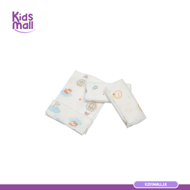 Baby Towel Muslin – 3 Pcs