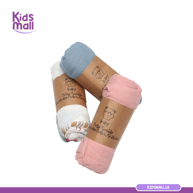 Muslin Swaddle Blanket Plain